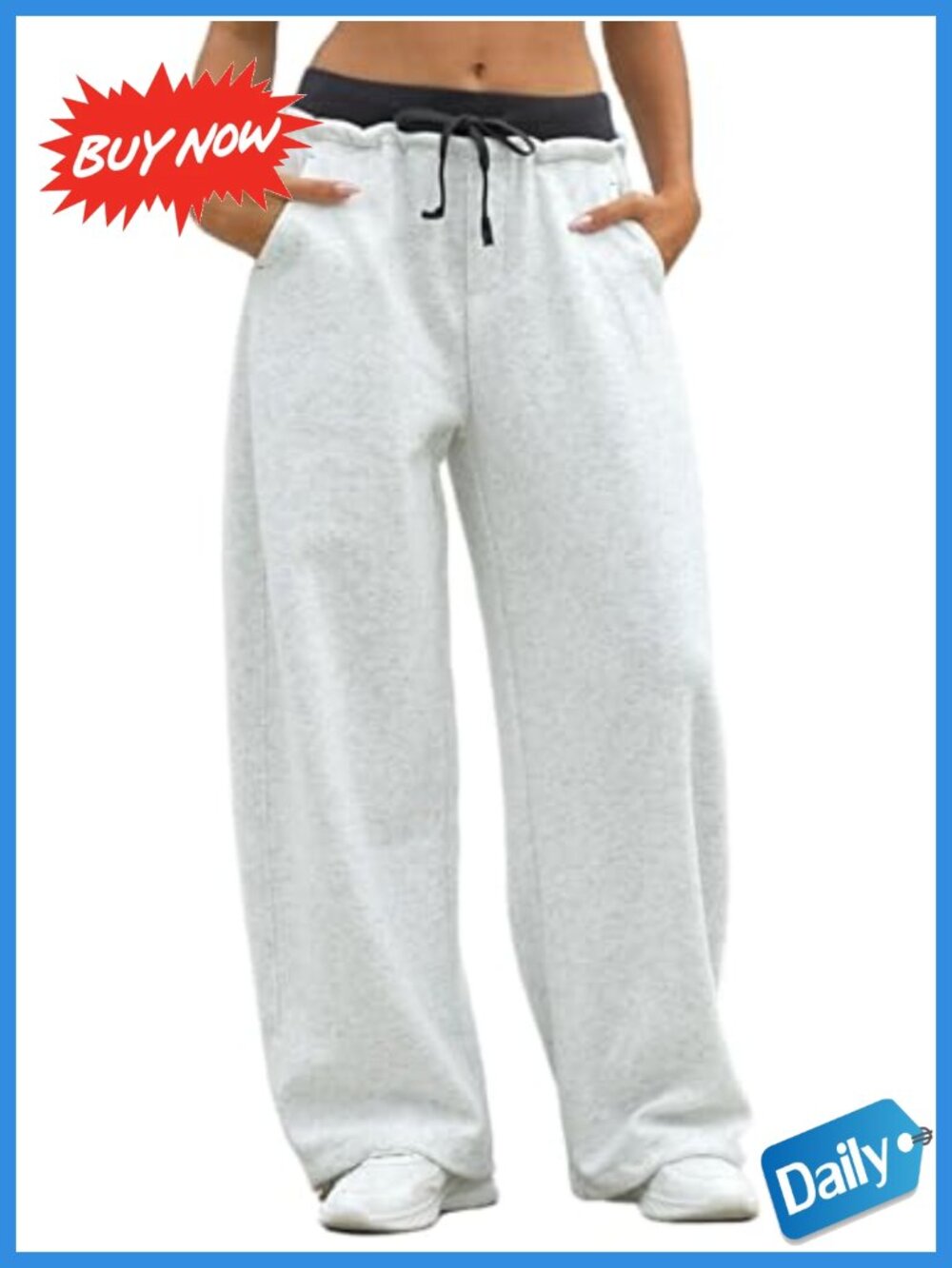 Wide Leg Sweatpants High Waist Baggy Comfy Casual Lounge Pants